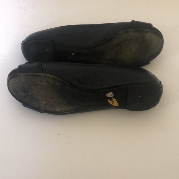 Tory Burch Black Leather Flats & Loafers - Picture 6 of 10
